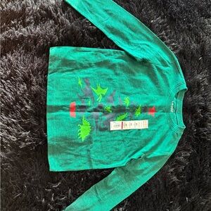 Kids Christmas Dinosaur Shirt